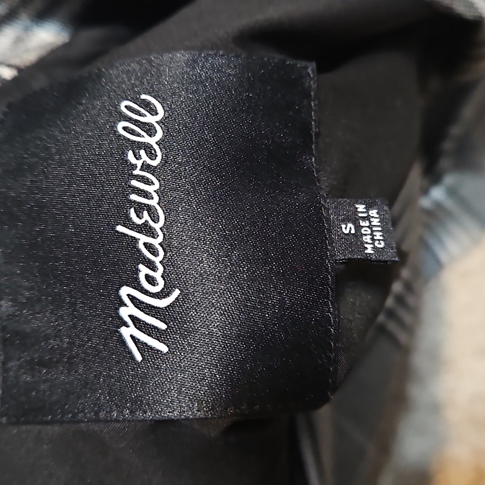 Madewell Caldwell Overized Plaid Double-Breasted Blazer Jacket - Picture 8 of 11